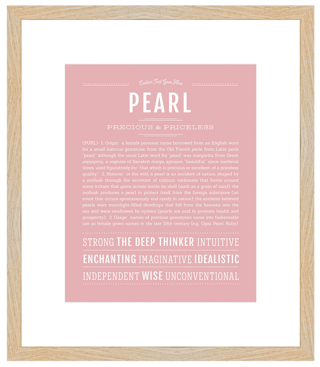 Pearl | Name Art Print