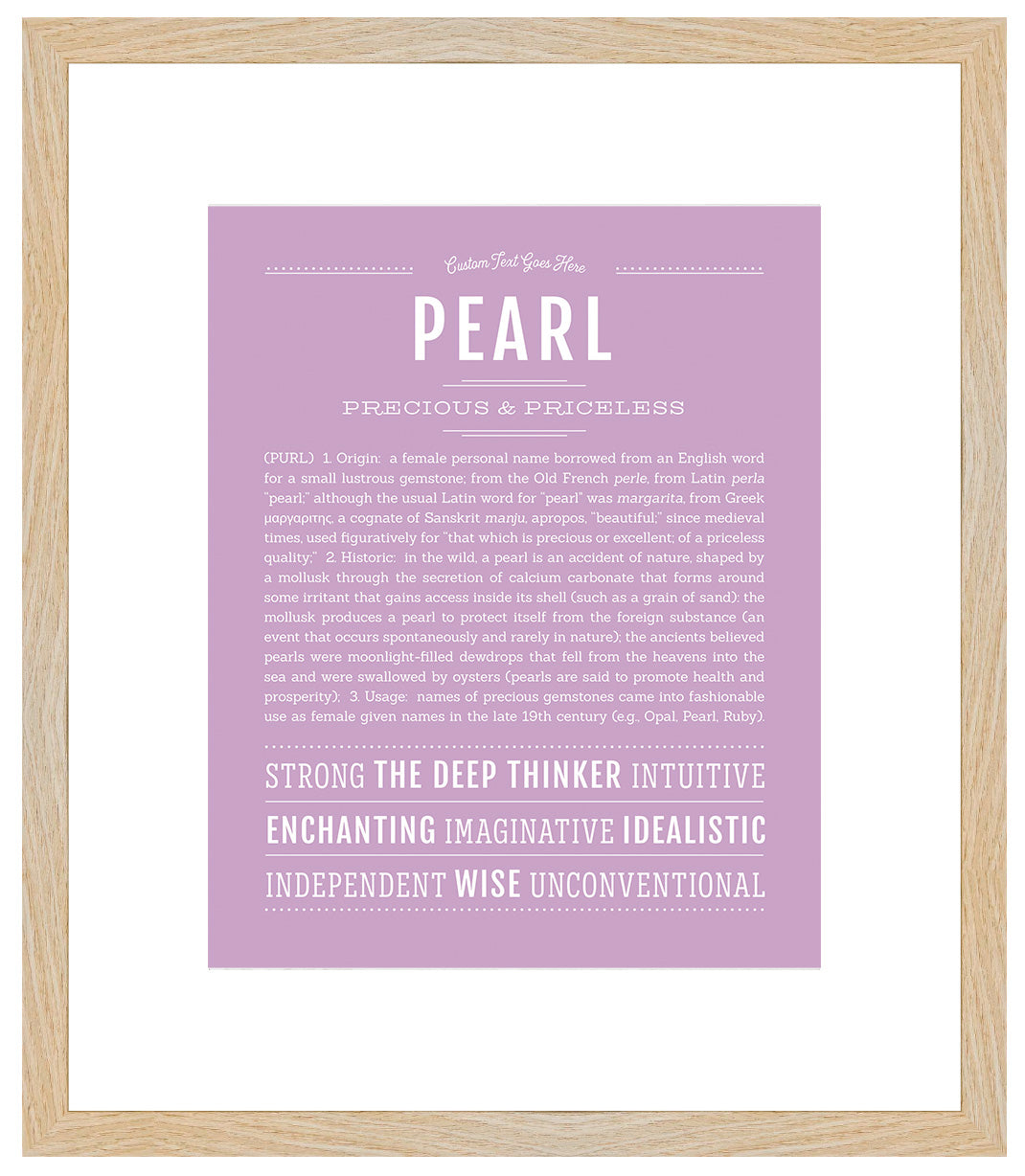 Pearl | Name Art Print