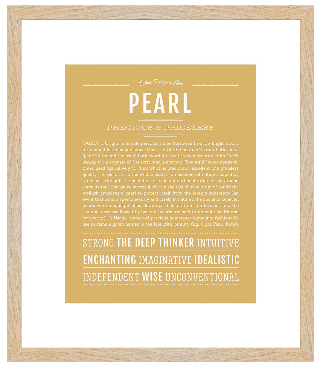 Pearl | Name Art Print