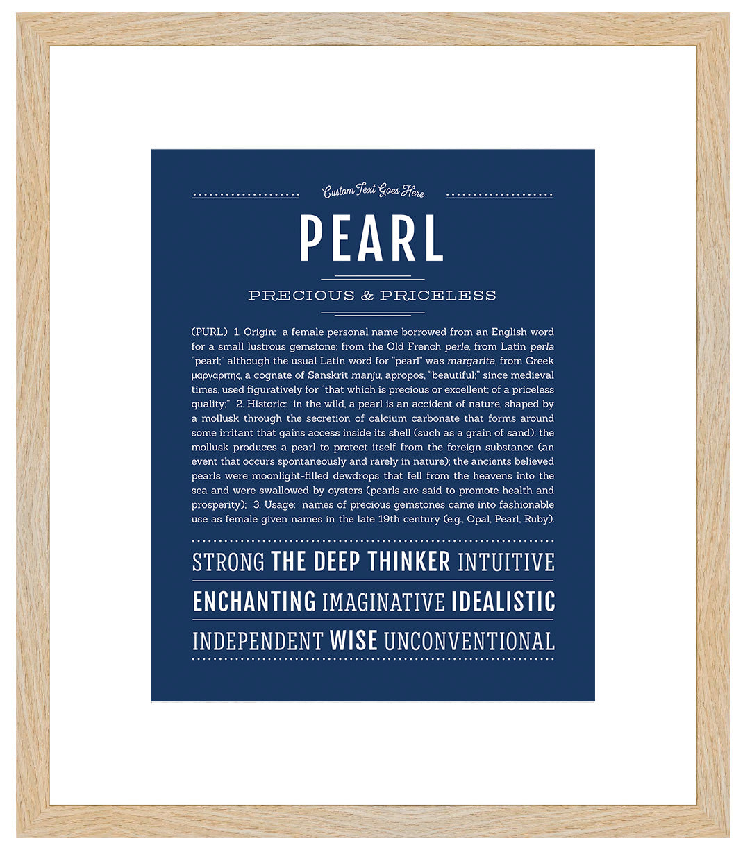 Pearl | Name Art Print