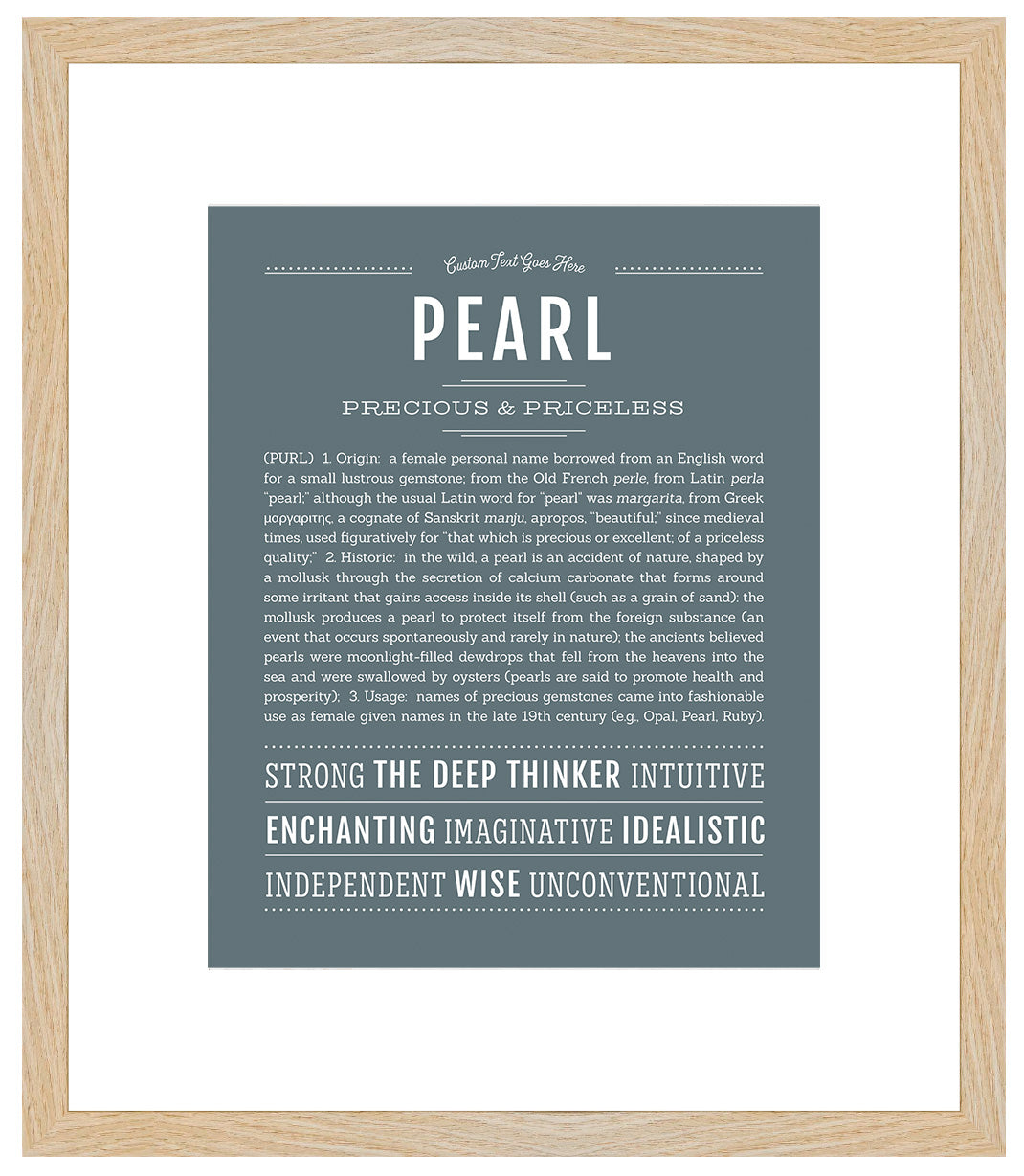 Pearl | Name Art Print