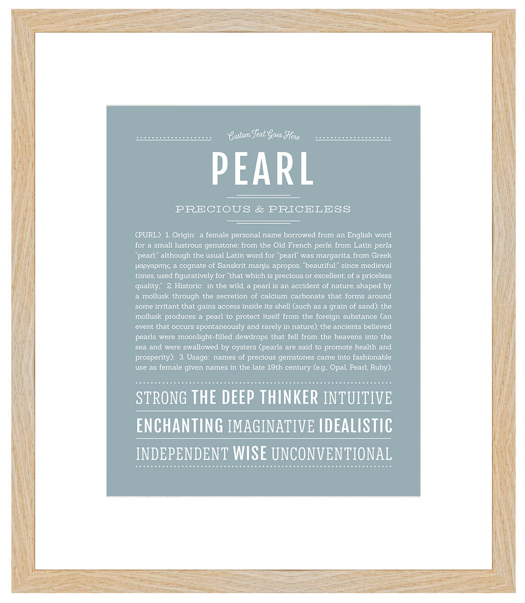 Pearl | Name Art Print