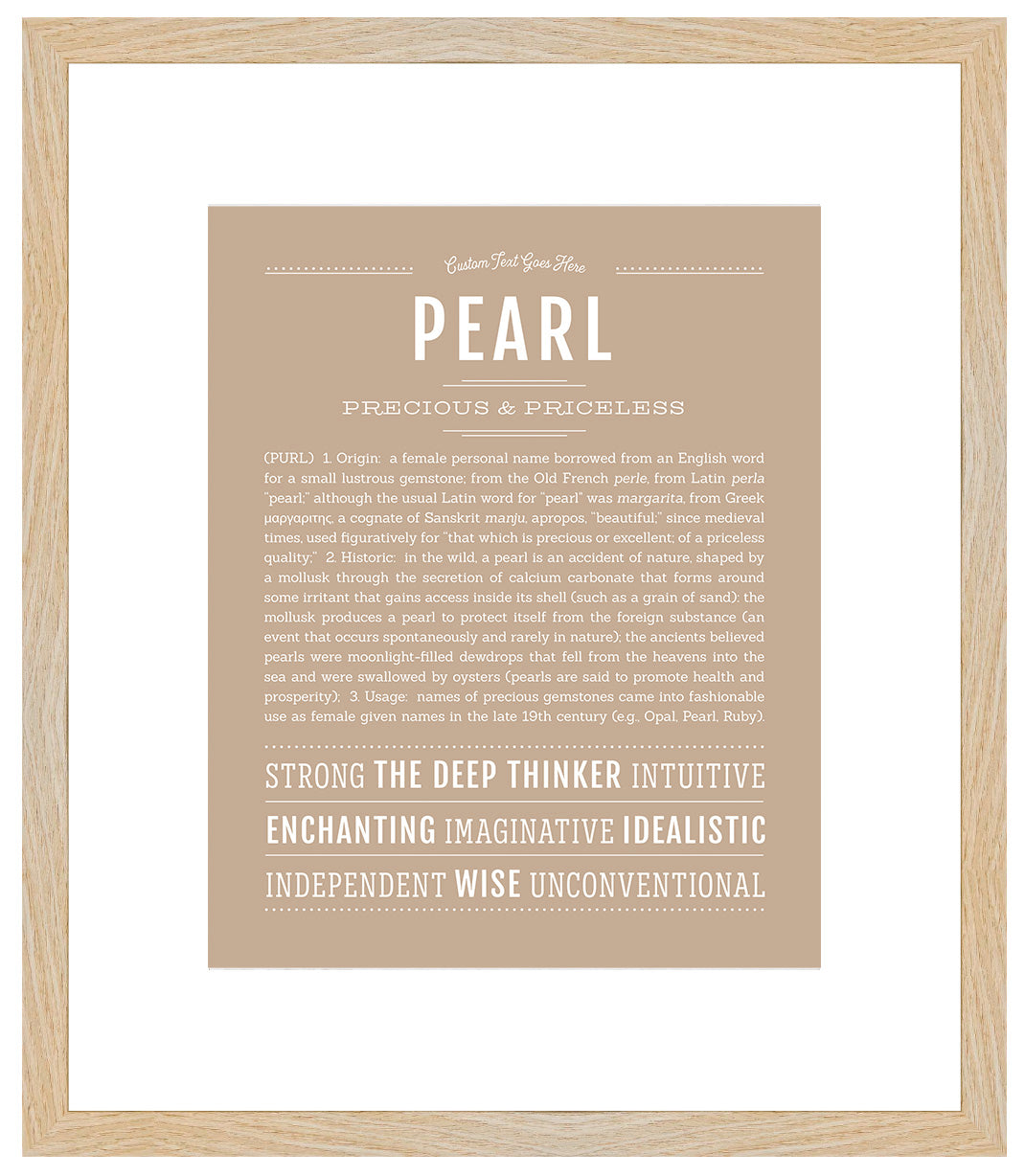 Pearl | Name Art Print