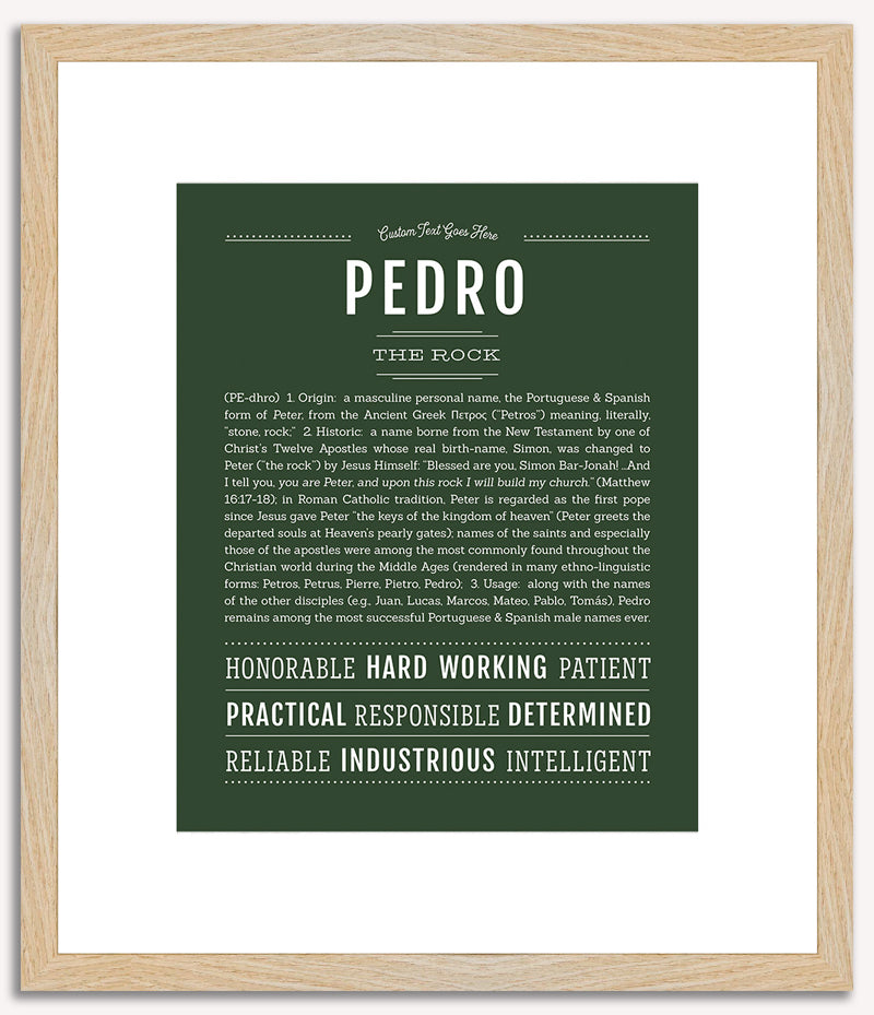 Pedro | Name Art Print