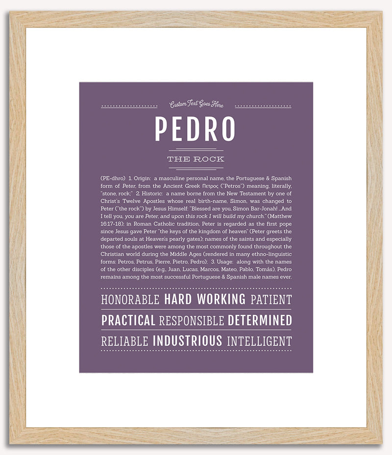 Pedro | Name Art Print