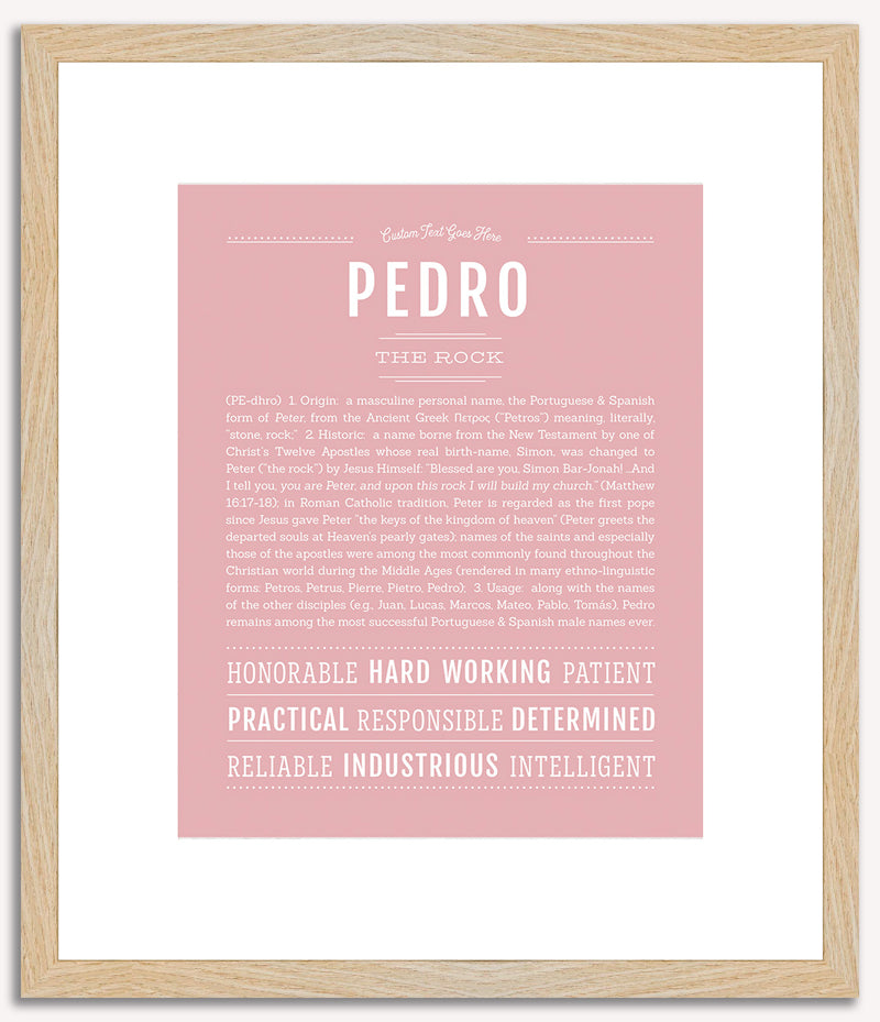 Pedro | Name Art Print