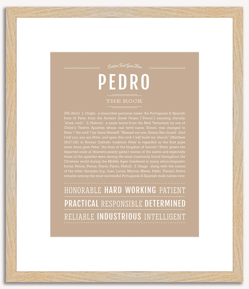 Pedro | Name Art Print