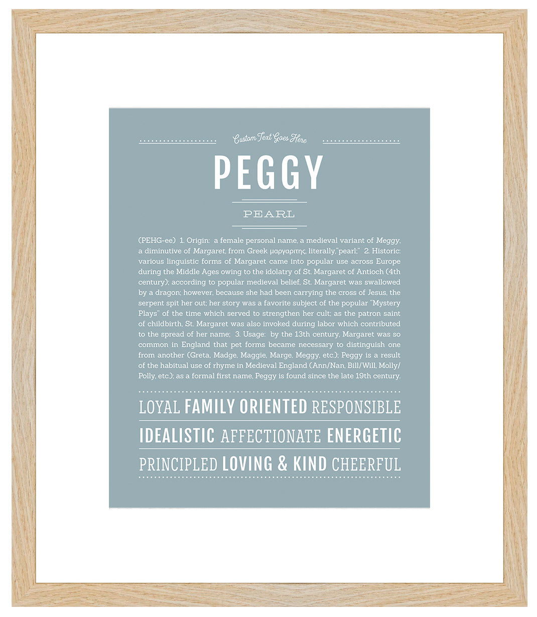 Peggy | Name Art Print