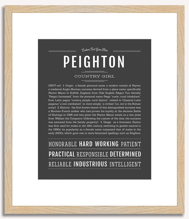 Peighton | Name Art Print