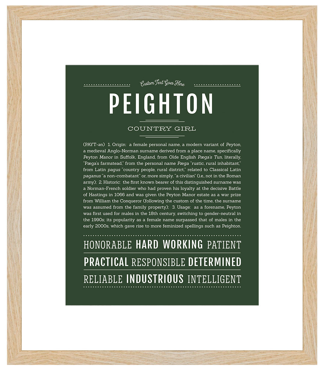 Peighton | Name Art Print