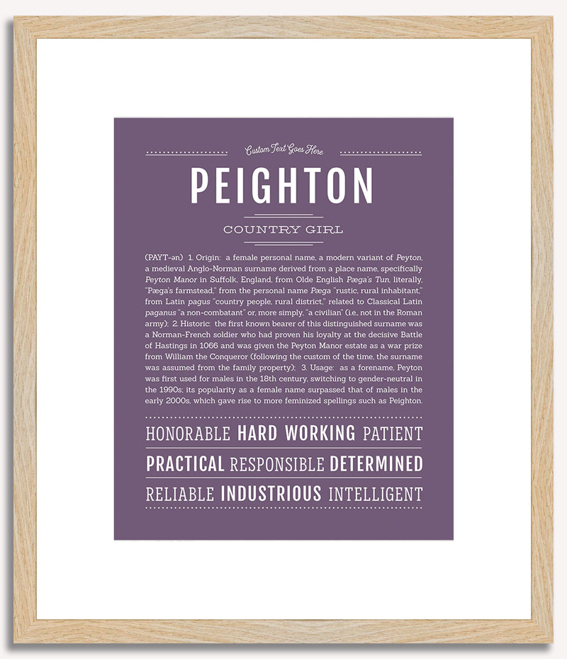 Peighton | Name Art Print