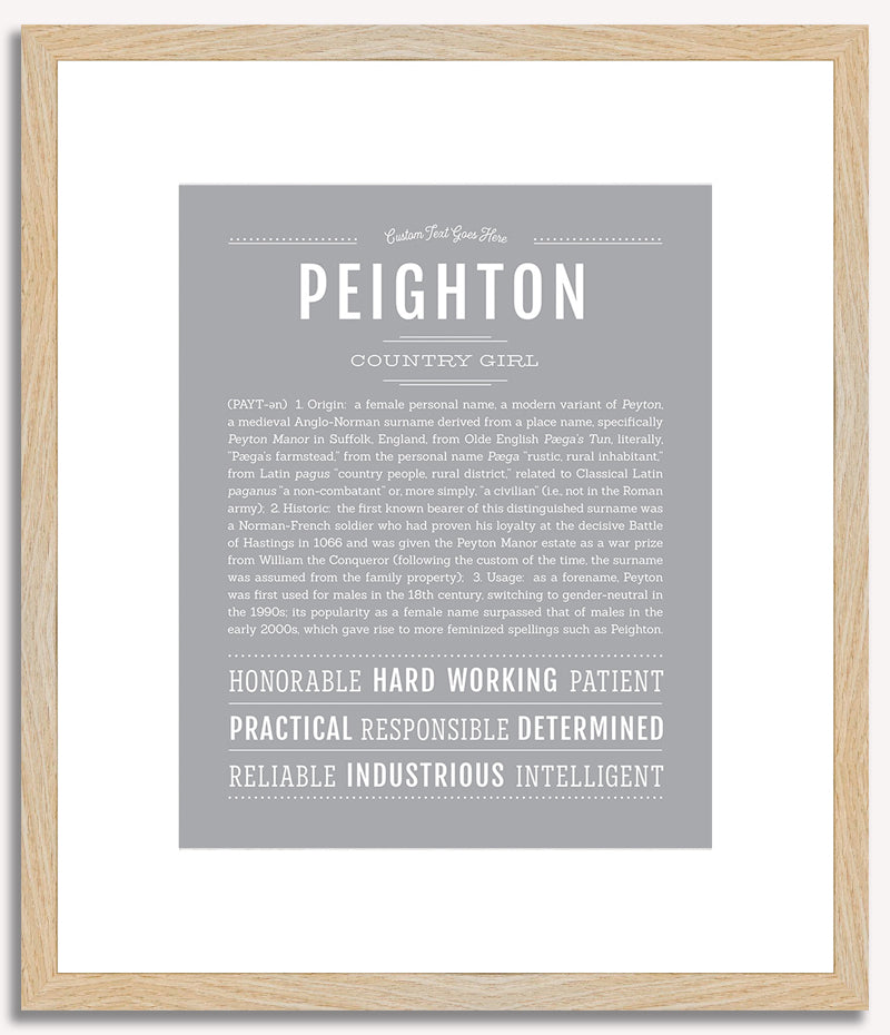 Peighton | Name Art Print