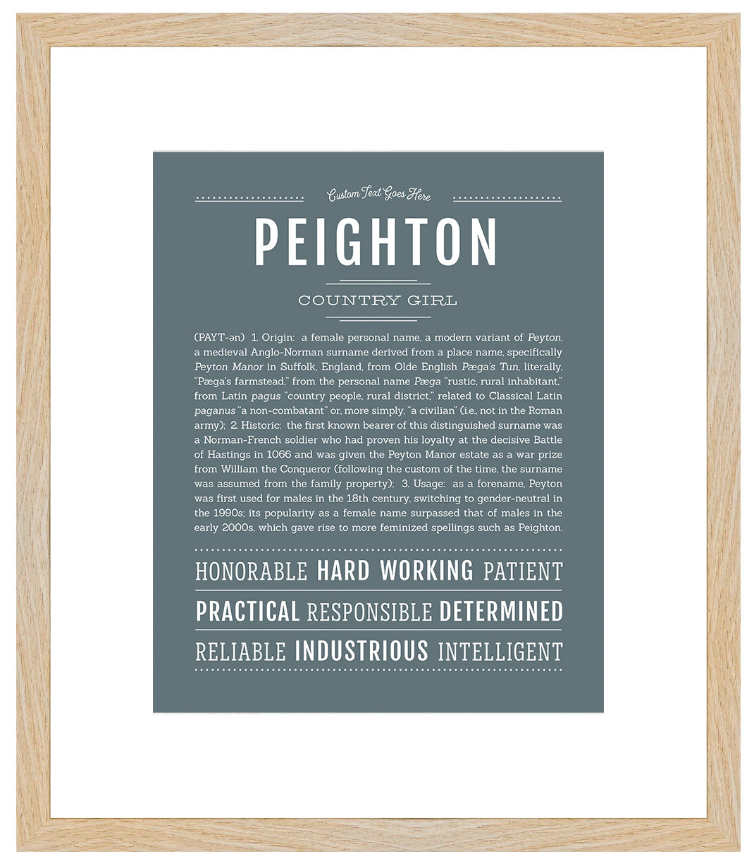 Peighton | Name Art Print