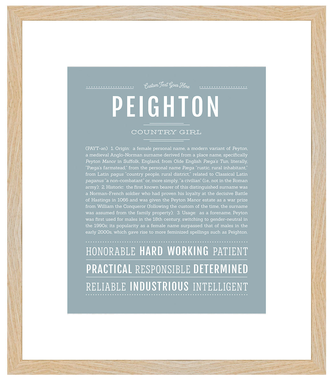 Peighton | Name Art Print