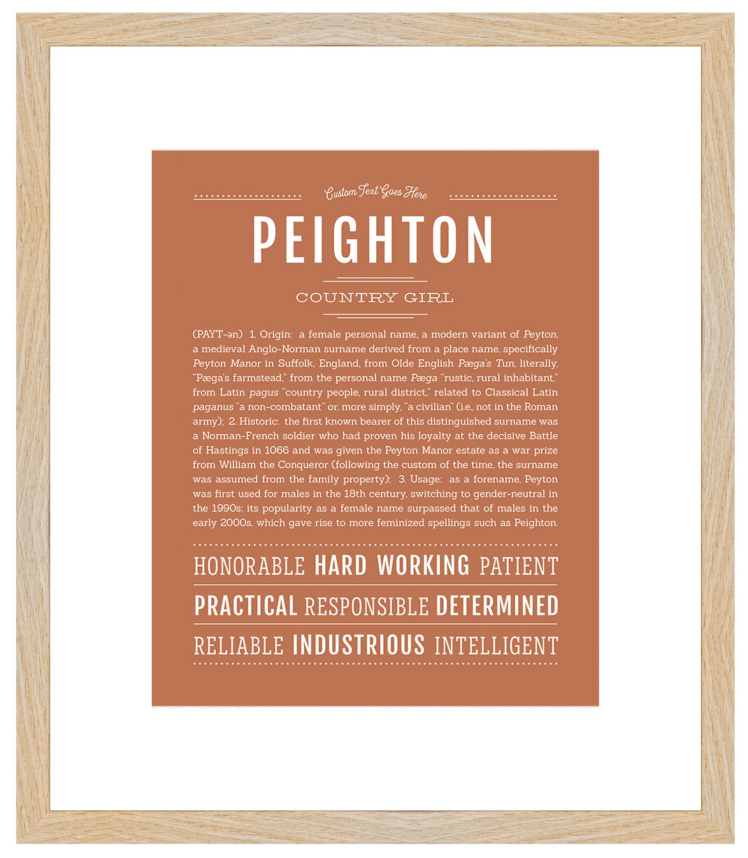 Peighton | Name Art Print