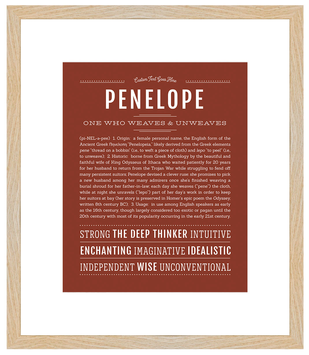 Penelope | Name Art Print