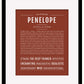 Penelope | Name Art Print