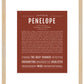 Penelope | Name Art Print