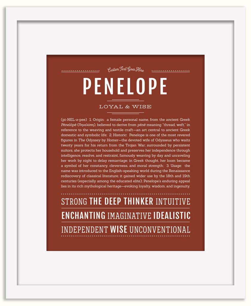Penelope | Name Art Print