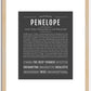 Penelope | Name Art Print