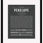 Penelope | Name Art Print