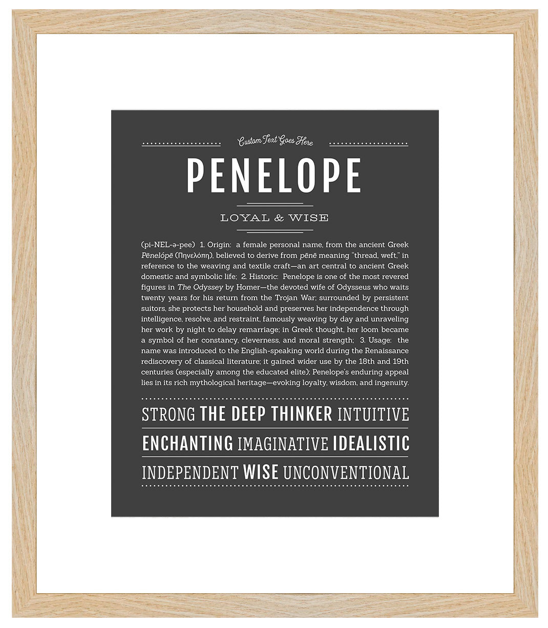 Penelope | Name Art Print