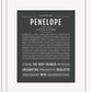 Penelope | Name Art Print