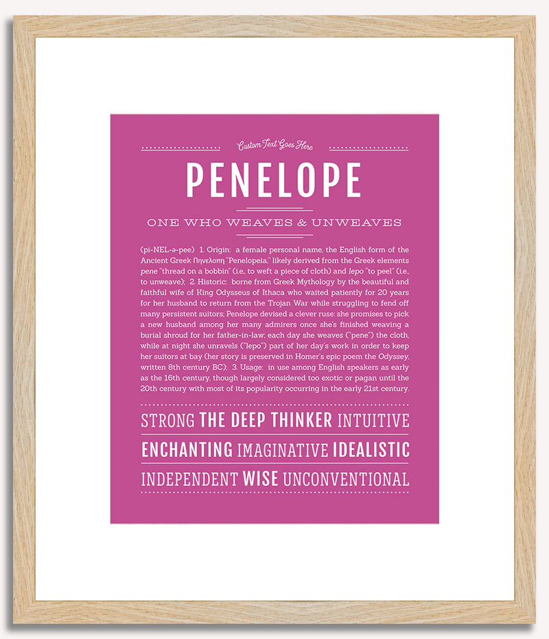 Penelope | Name Art Print