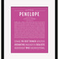 Penelope | Name Art Print