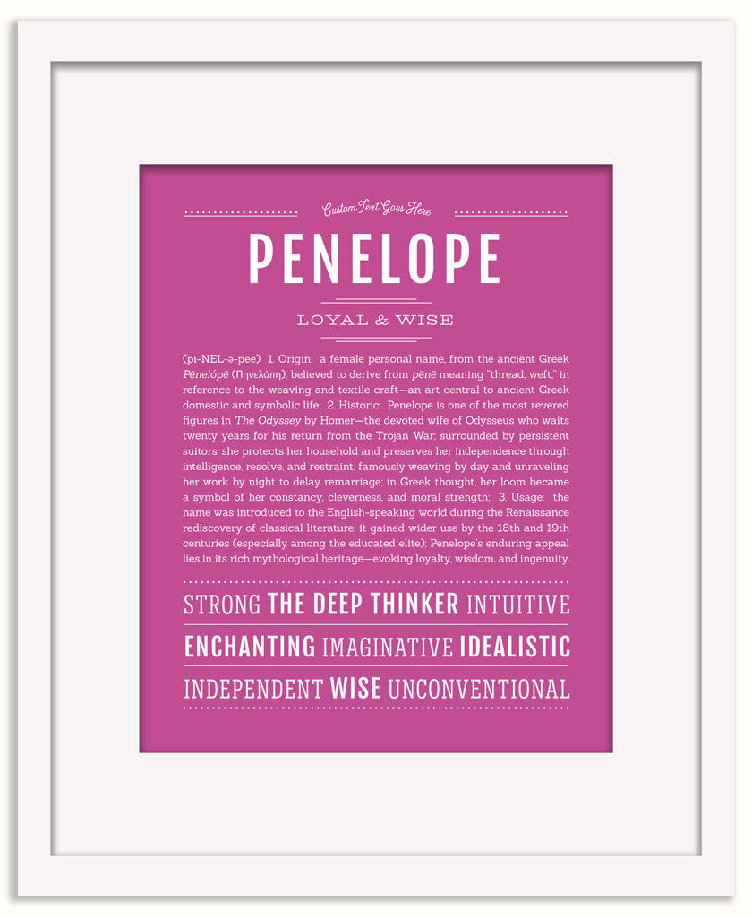 Penelope | Name Art Print