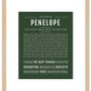 Penelope | Name Art Print