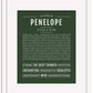 Penelope | Name Art Print