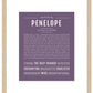 Penelope | Name Art Print