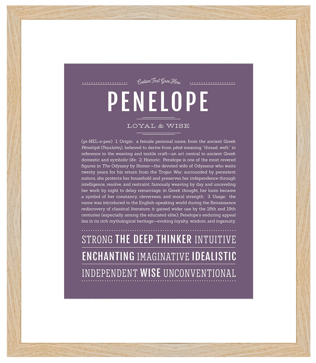 Penelope | Name Art Print
