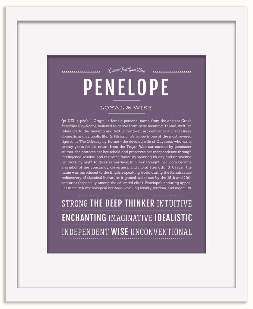 Penelope | Name Art Print