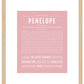 Penelope | Name Art Print