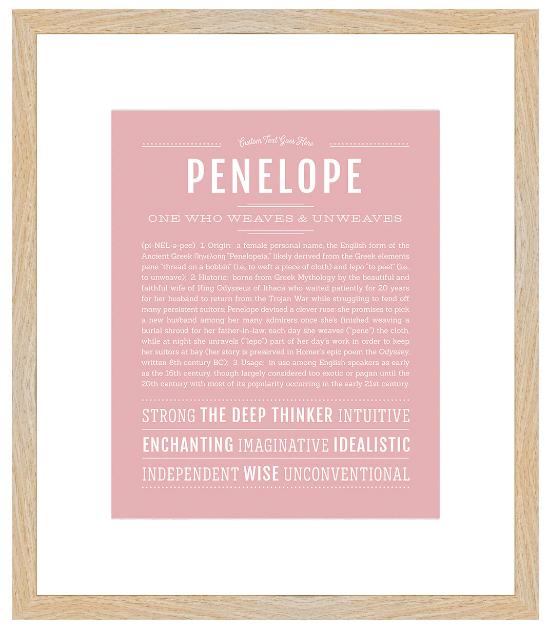 Penelope | Name Art Print