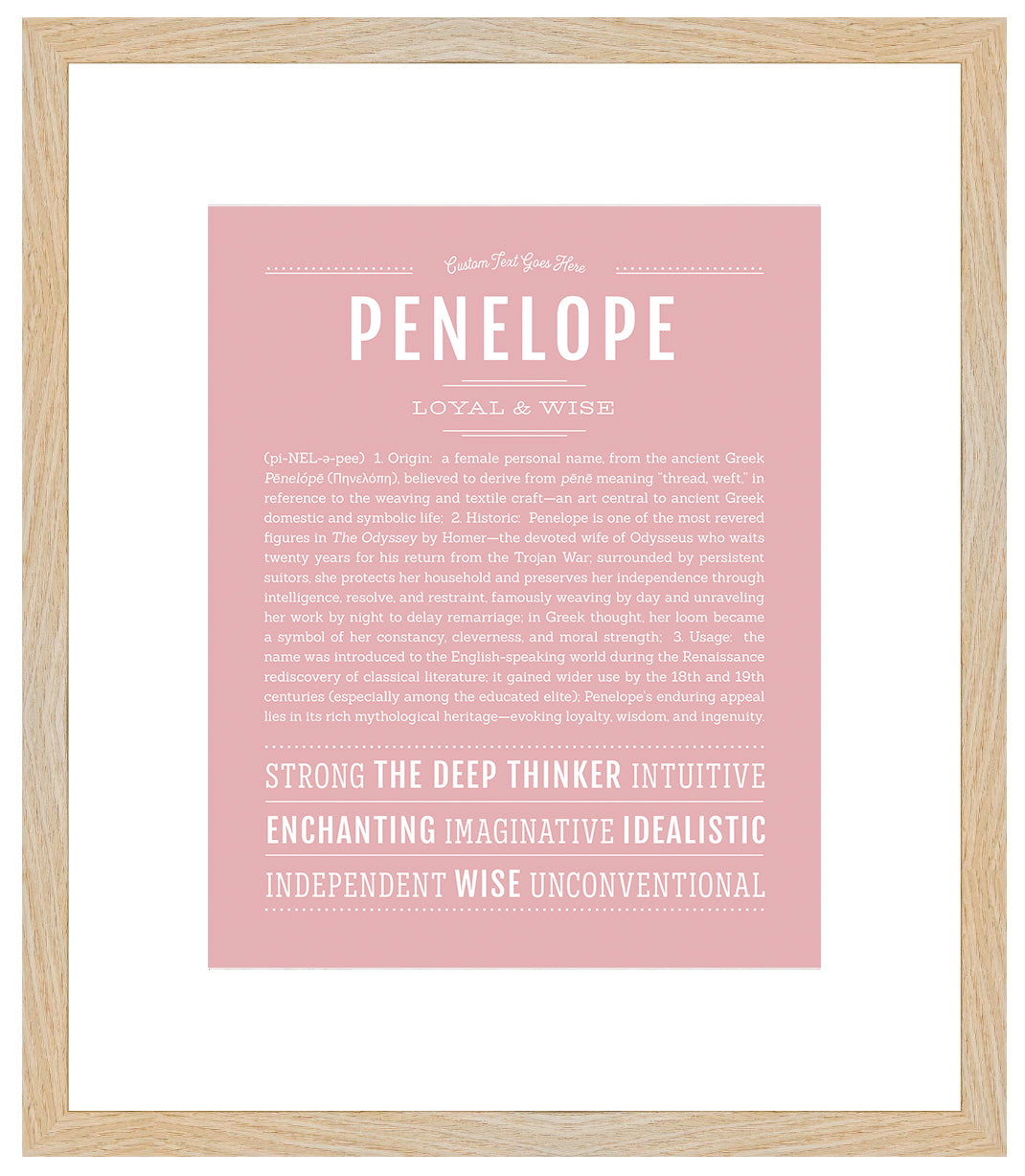 Penelope | Name Art Print