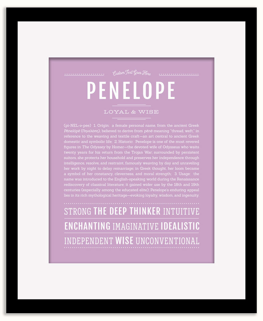 Penelope | Name Art Print