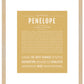 Penelope | Name Art Print