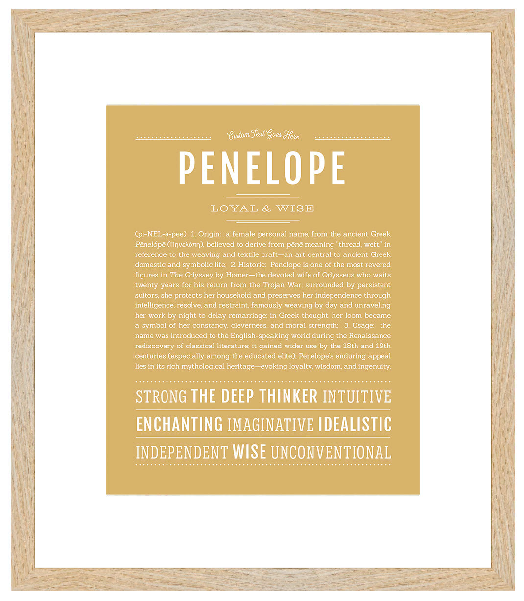Penelope | Name Art Print