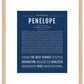 Penelope | Name Art Print