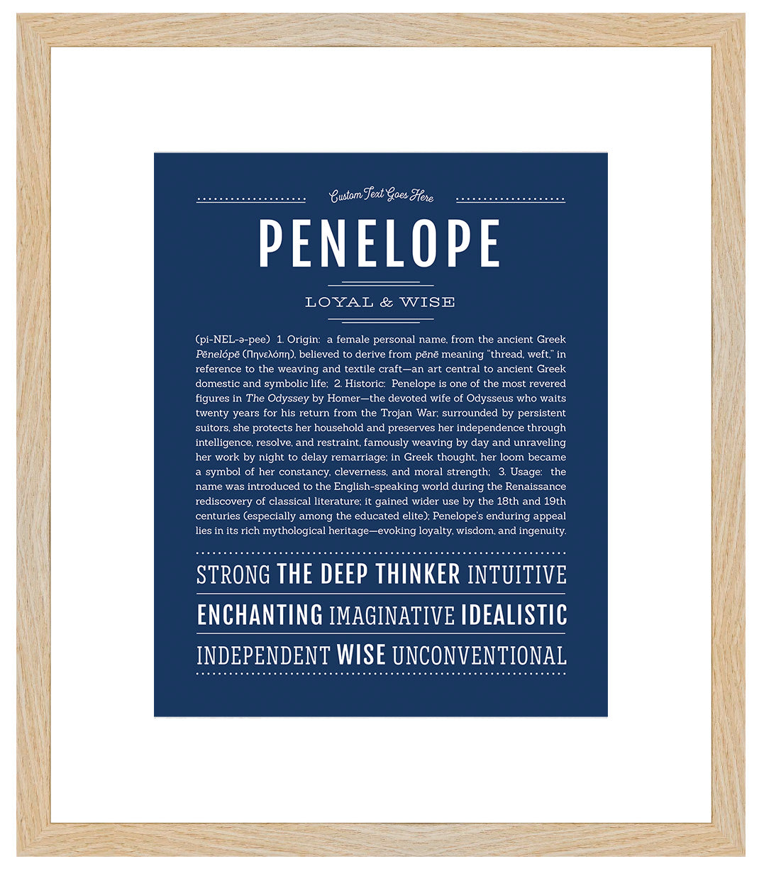Penelope | Name Art Print