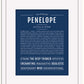 Penelope | Name Art Print