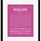 Frame Options | Dark Pink | Black Frame, Matted