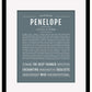 Penelope | Name Art Print