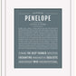 Penelope | Name Art Print