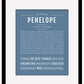 Penelope | Name Art Print