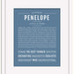 Penelope | Name Art Print