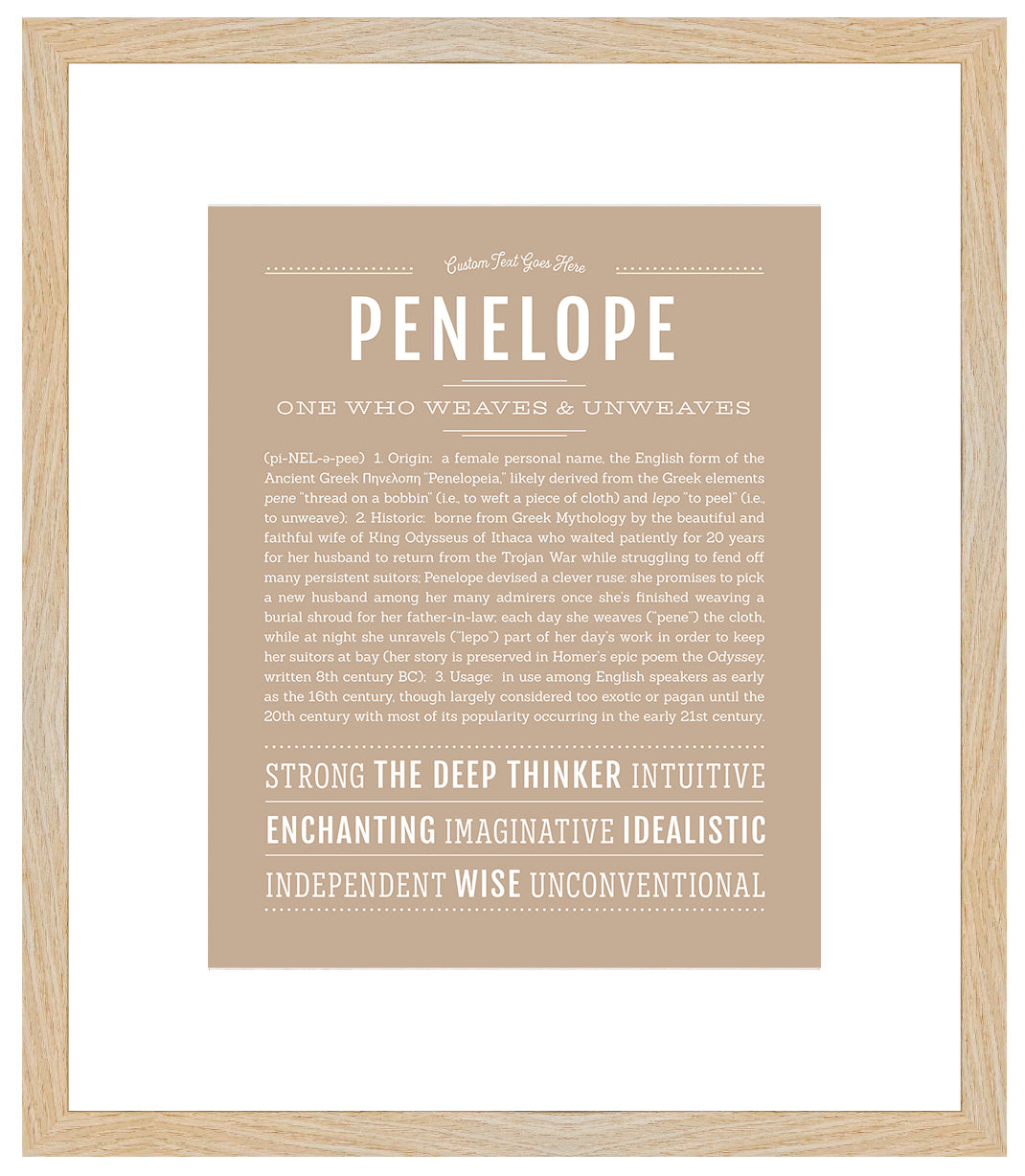 Penelope | Name Art Print